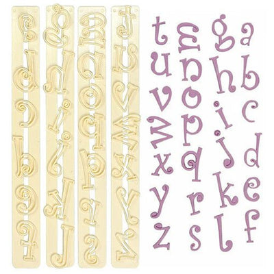 FMM | Tappits | Alphabet | Cutter Set | Funky Lower Case - Cupcake Sweeties