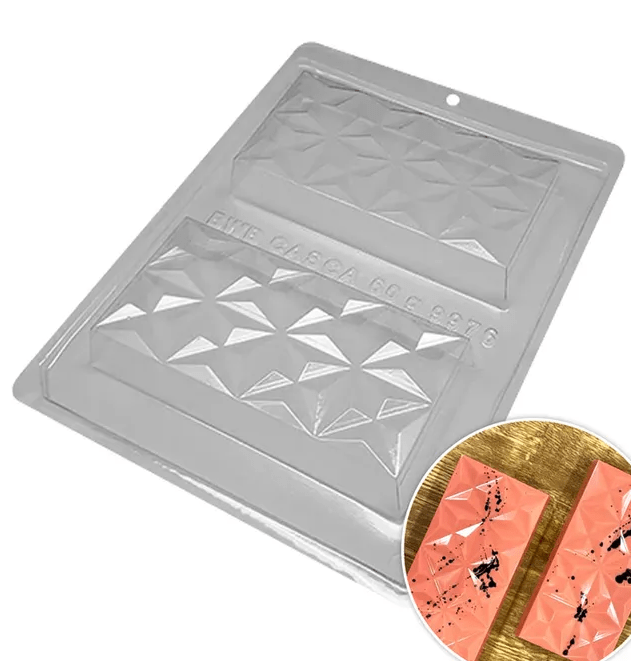 Geometric Slab | Chocolate Mould | 3 Piece Set — Cupcake Sweeties