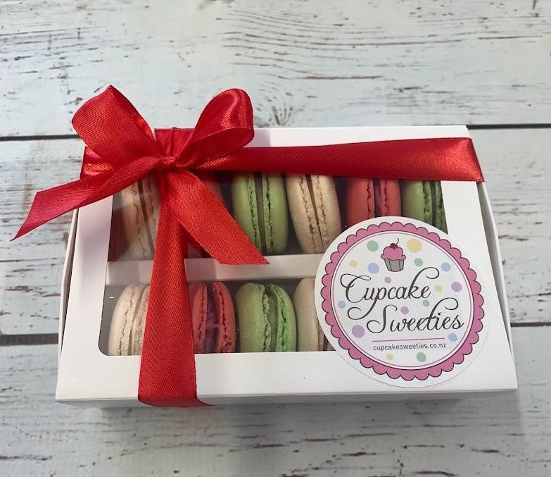 Gift Boxes of Christmas Macarons - Cupcake Sweeties