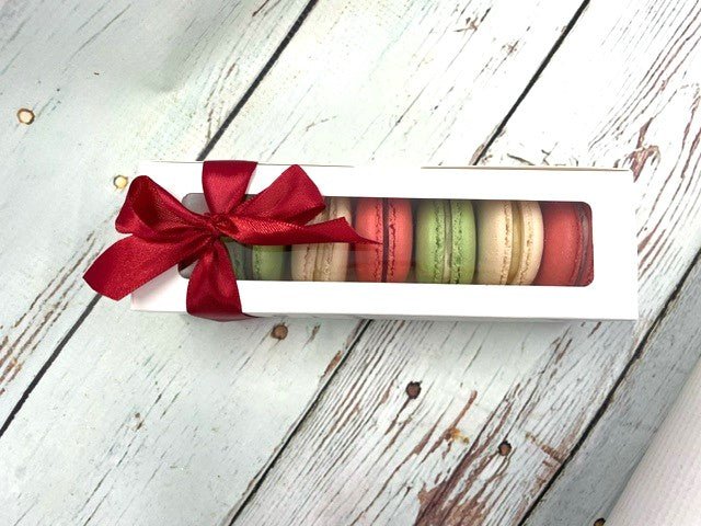 Gift Boxes of Christmas Macarons - Cupcake Sweeties