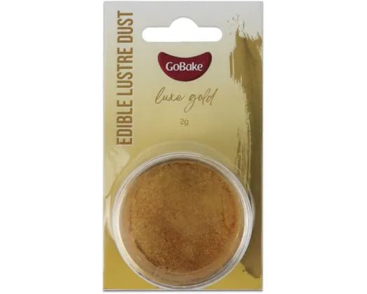 GoBake Pearl Lustre Dust - Luxe Gold - 2gm - Cupcake Sweeties