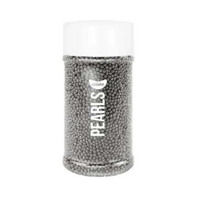 Shiny Silver | 2mm | Sprinkles | Go Bake | 90g