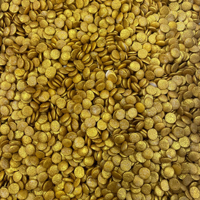 Gold Confetti Sprinkles 100g - Cupcake Sweeties
