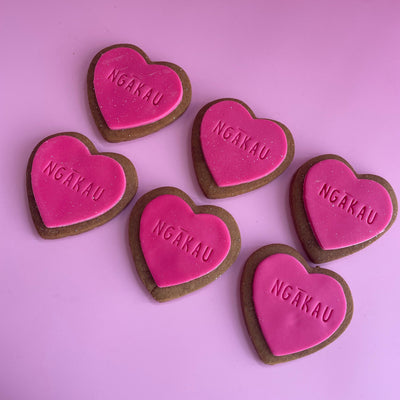 Heart Gingerbread Cookies - Cupcake Sweeties