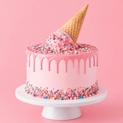 Ice Cream Drip Cake Decorating Class - Cupcake Sweeties