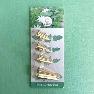Leaf Piping Tip Set | Set of 4 | Cake Craft - Cupcake Sweeties