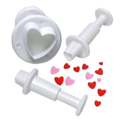 Mini Plunger Cutters - Heart (set of 3) - Cupcake Sweeties