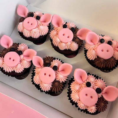 Piggy Cupcakes! - Cupcake Sweeties