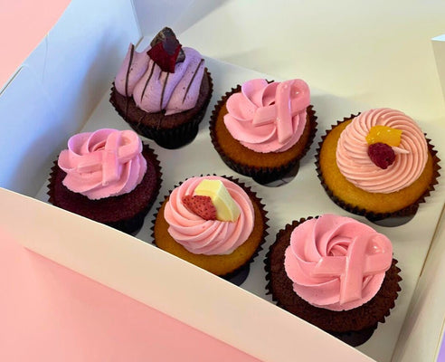 Pink Ribbon Cupcakes - Cupcake Sweeties