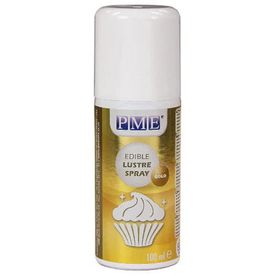 PME | Edible Lustre Spray | Gold | 100ml - Cupcake Sweeties