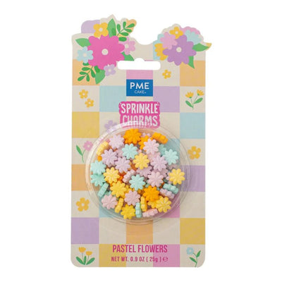 PME | Sprinkle Charms | Pastel Flowers | 25g - Cupcake Sweeties