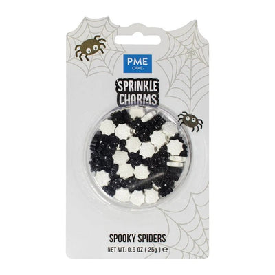 PME | Sprinkle Charms | Spooky Spiders | 25g - Cupcake Sweeties