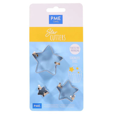 PME | Star | Cutter Set | 3 Pieces - Cupcake Sweeties