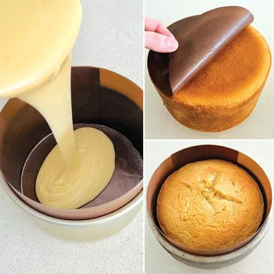 Quick N Clean Pro Pan Liners | 10 Inch Round | 5 Pack - Cupcake Sweeties