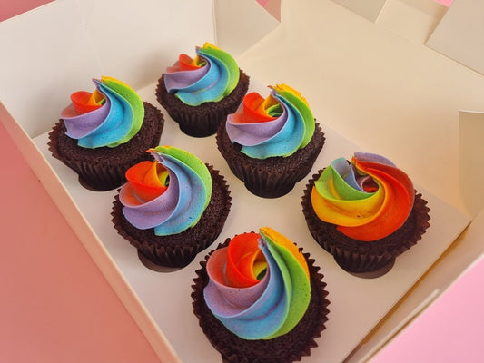 Rainbow Pride Cupcakes - Cupcake Sweeties
