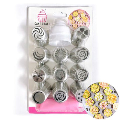 Russian Piping Tip Set - 13 Piece Set - Cupcake Sweeties