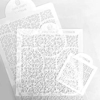 Sicily | 3 Piece | Cake Stencils | Cupcake Sweeties - Cupcake Sweeties