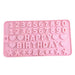 Silicone Chocolate Mould - Happy Birthday - Cupcake Sweeties