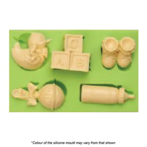 Silicone Mould - Baby Shower (5) - Cupcake Sweeties