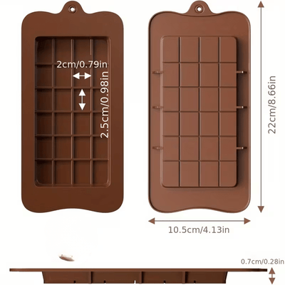 Silicone Mould | Chocolate Block - Cupcake Sweeties