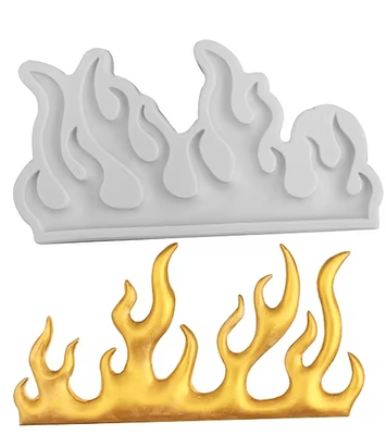 Silicone Mould | Flame - Cupcake Sweeties