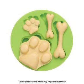 Silicone Mould - Paws and Bones - Cupcake Sweeties