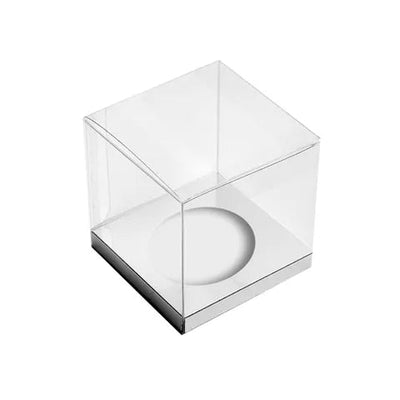 Single Hole | Clear Plastic | Cupcake Box | With Insert - Cupcake Sweeties