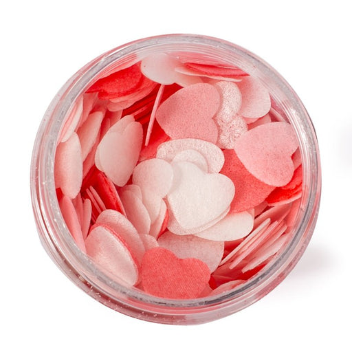 Small hearts valentine wafer decorations (9g) - by Sprinks - Cupcake Sweeties