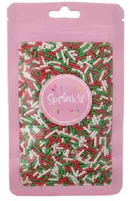 Sprink'd | Christmas Jimmies | 60g - Cupcake Sweeties