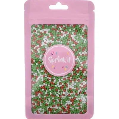 Sprink'd | Christmas Non Pareils | 60g - Cupcake Sweeties