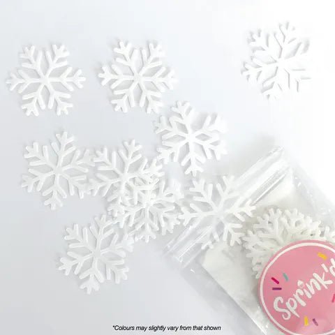 Sprink'd Graffiti snowflake Wafer Sprinkles - Cupcake Sweeties