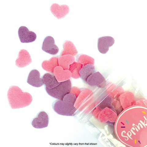 Sprink'd Heart Mix Wafer Sprinkles - Cupcake Sweeties