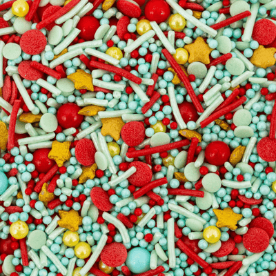 Sprinkle Medley - Sherbet Stars 100gm - Cupcake Sweeties