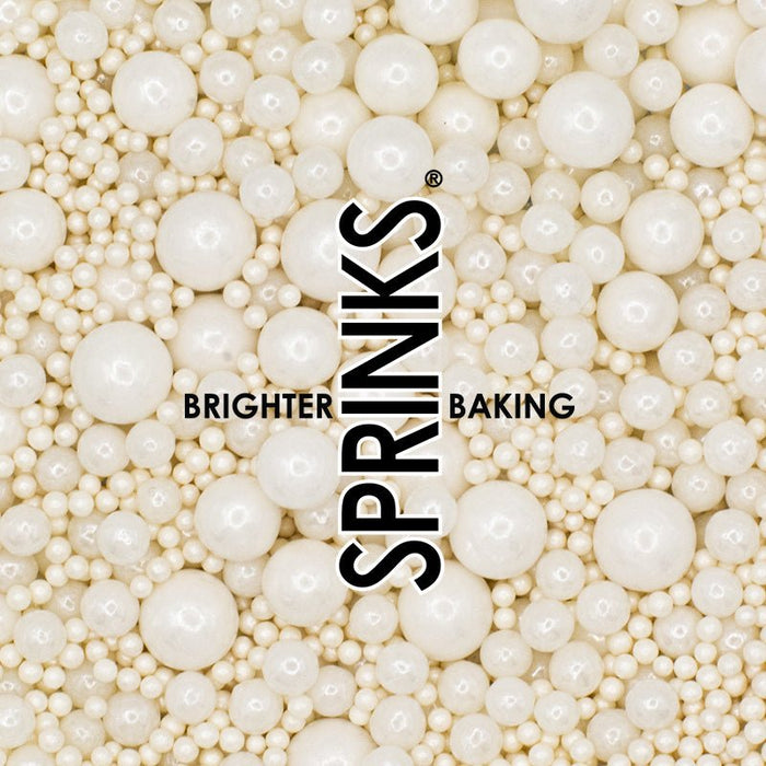 Sprinks - Bubble & Bounce PEARL WHITE (75g) Sprinkles - Cupcake Sweeties