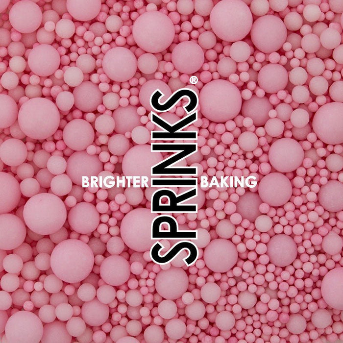 Sprinks - Bubble & Bubble PASTEL PINK (65g) Sprinkles - Cupcake Sweeties