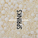 Sprinks - Bubble bubble WHITE (65g) Sprinkles - Cupcake Sweeties