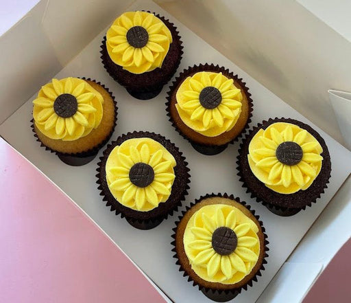 Sunflower Cupcakes - Cupcake Sweeties