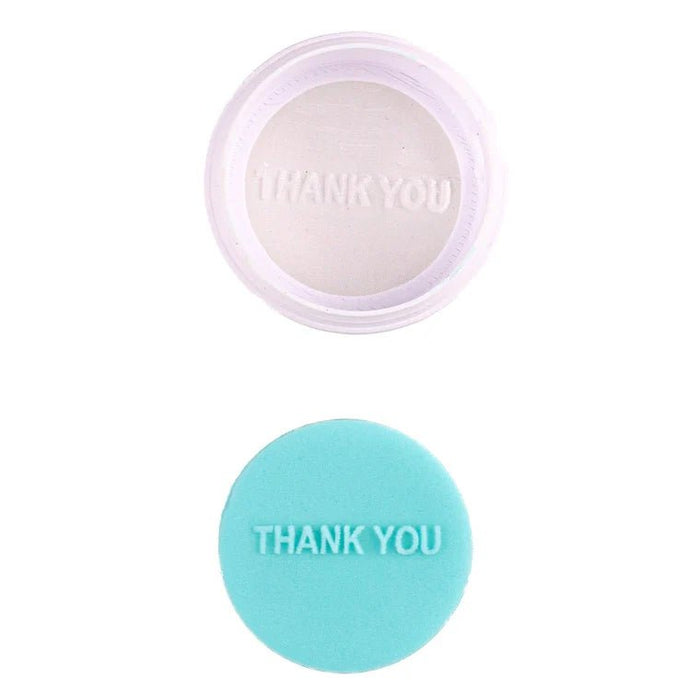 Thank You Mini Message Stamp & Cutter - Cupcake Sweeties