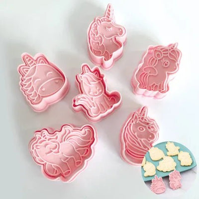 Unicorn | Cookie Cutters | 6 Piece Set - Cupcake Sweeties