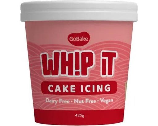 Whip It | Cake Icing | Vanilla Bright Red |425g - Cupcake Sweeties