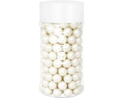 White Pearls 7mm (Go Bake) 80g - Cupcake Sweeties