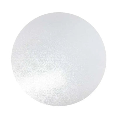 White | Round | 6mm | Masonite Board | 5" - 16" - Cupcake Sweeties