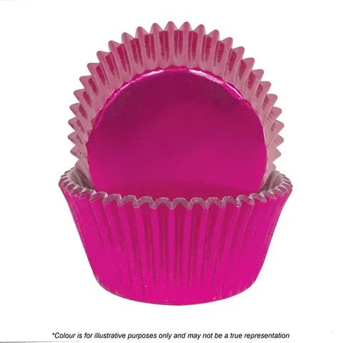 390 Baking Cups (Mini Cupcakes) - Foil Pink (72 pack) - Cupcake Sweeties