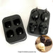 4 Skull Silicone Mould - Cupcake Sweeties