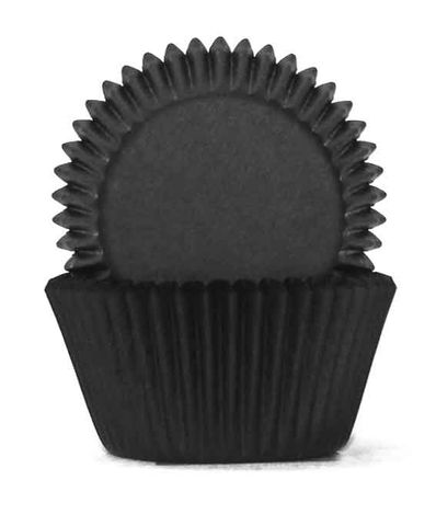 408 Cupcake Papers - Black (72 approx) - Cupcake Sweeties