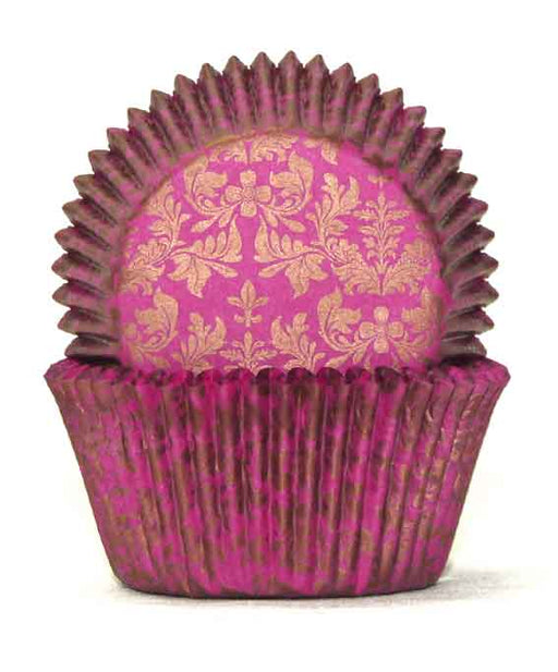 700 Baking Cups - High Tea Gold/Pink (pack of 100) - Cupcake Sweeties
