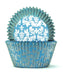 700 Baking Cups - High Tea Silver/Blue (pack of 100) - Cupcake Sweeties