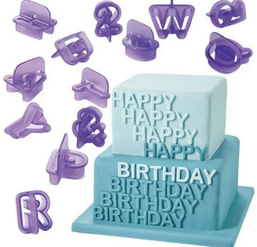 Alphabet/number/symbol cutters - Cupcake Sweeties