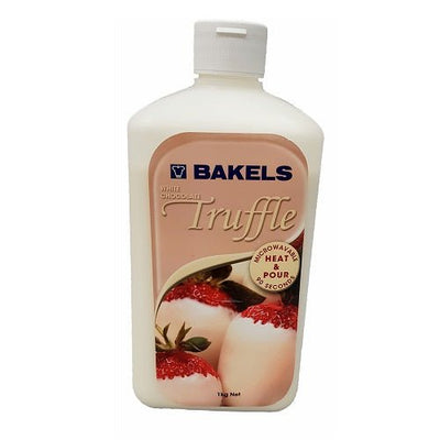 Bakels White Chocolate Truffle - 1kg - Cupcake Sweeties