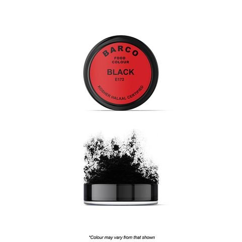 Barco Red Label Black Colour/Paint/Dust 10ml - Cupcake Sweeties
